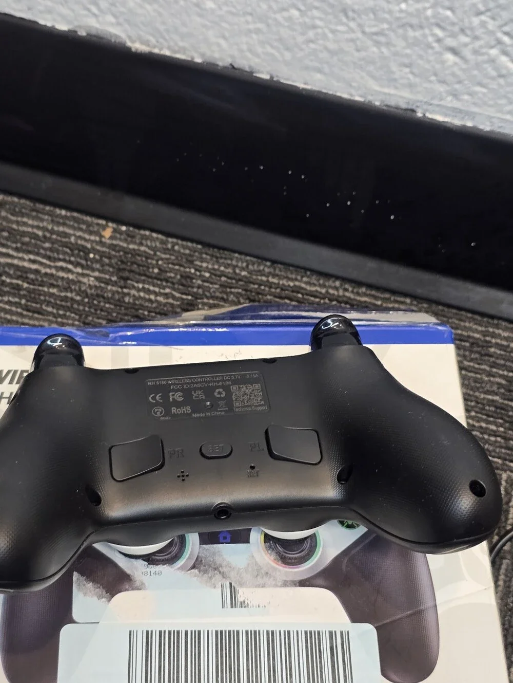 LED Wireless Controller for PS5, Compatible with PS5 Pro/Slim/PC, Dual Vibration